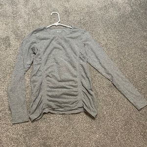 Athlete ruched long sleeve shirt